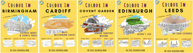 Color Your Streets: New Local Colouring Book for All Ages Set to Go International
